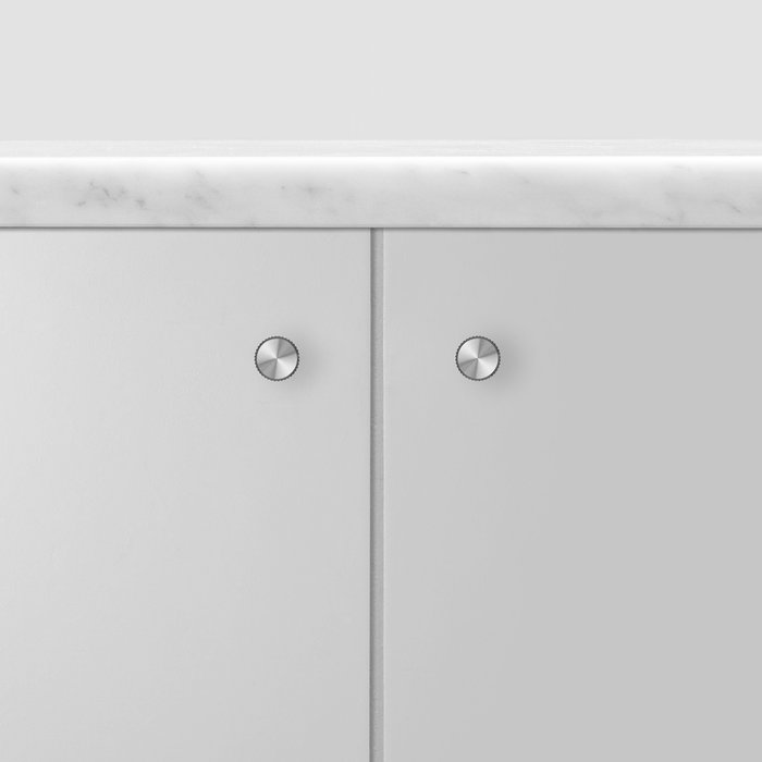 Buster+Punch Buster + Punch meubel knop (paar) linear RVS