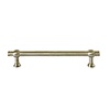 Dauby Single exterior door handle COMT"CDF" brushed brass
