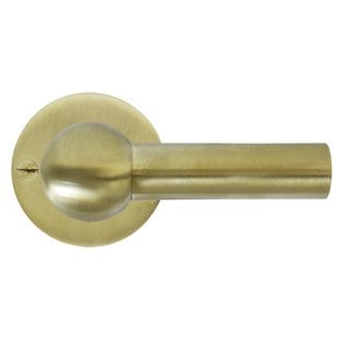 Dauby Paar deurklinken COHCDFG"L+L"/60F geborsteld messing