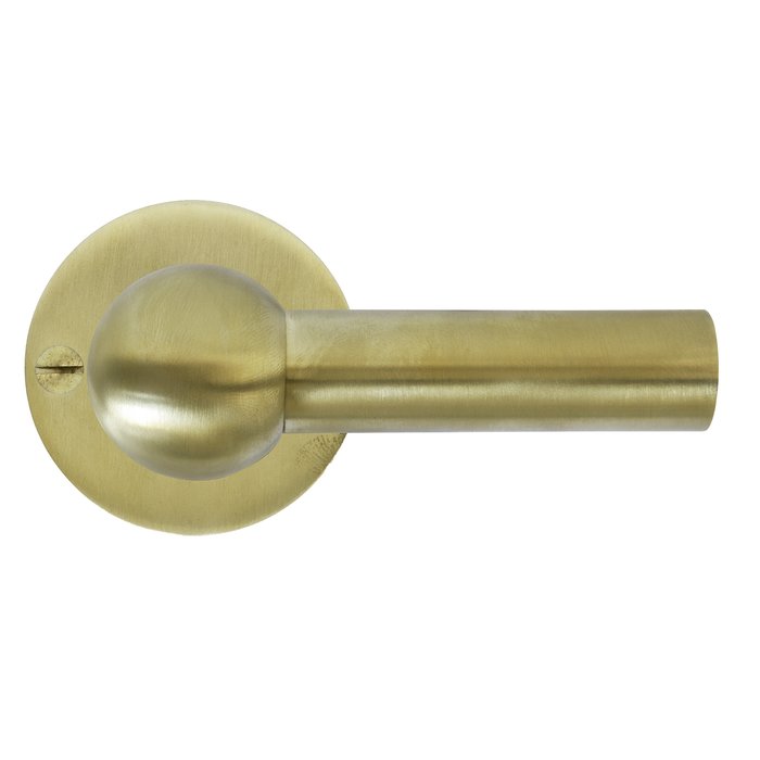 Dauby Paire de poignées de porte COHCDFG "L+L"/60F laiton brossé sans BB