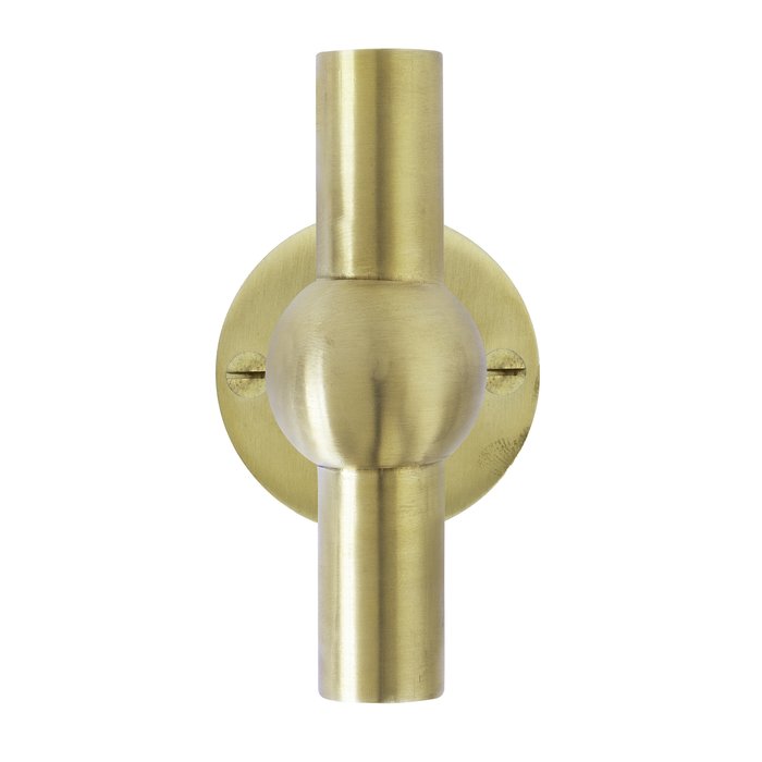 Dauby Pair of door handles COHCDFG "T+T"/60F brushed brass without BB