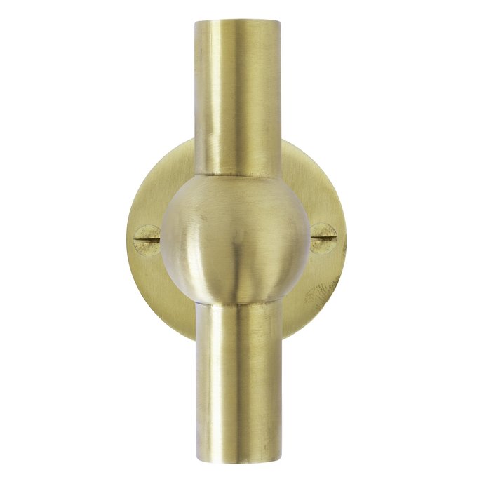 Dauby Fixed door knob COPGRAND "T"/60F brushed brass