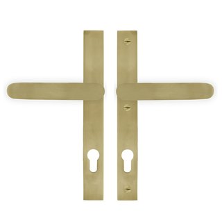 Dauby Paar Sicherheitsbeschläge CIH1000 Messing gebürstet PZ 92