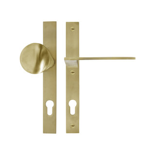 Dauby Front door security fitting CIH2000 SX brushed brass PZ 92