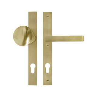 Dauby Front door security fitting CIH3000 brushed brass PZ 92