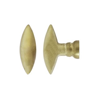 Dauby Furniture knob brass brushed COP294