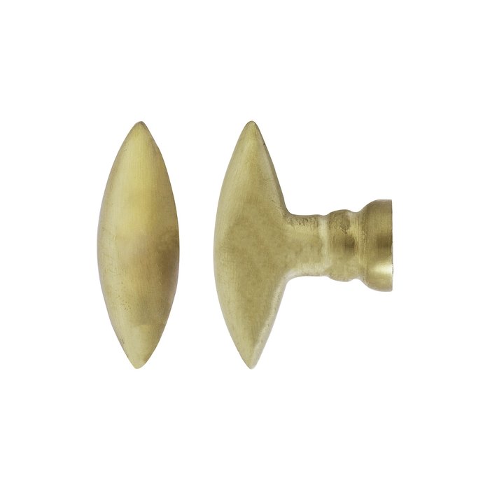 Dauby Furniture knob brass brushed COP294 (OS)