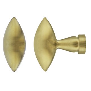 Dauby Furniture knob brass brushed COP254