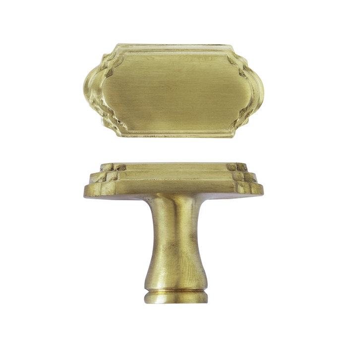 Dauby Furniture knob brushed brass COP258bis (OS)