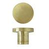 Dauby Round furniture knob brushed brass CIP610-25