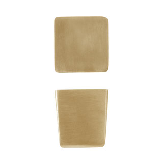 Dauby Square furniture knob brushed brass CIP600