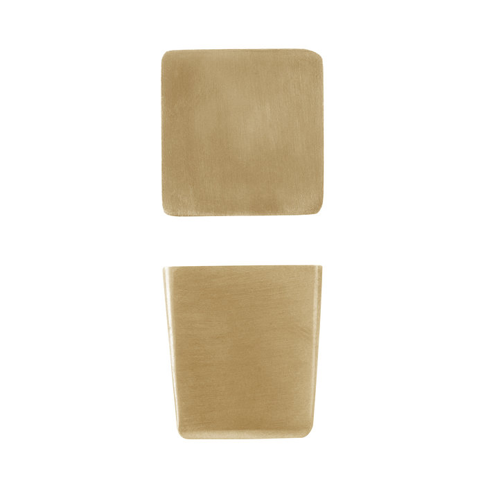 Dauby Bouton de meuble carré laiton brossé CIP600 (OS)