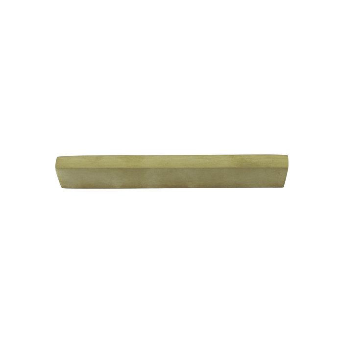 Dauby Rectangular furniture handle brushed brass CIM530-M (OS)