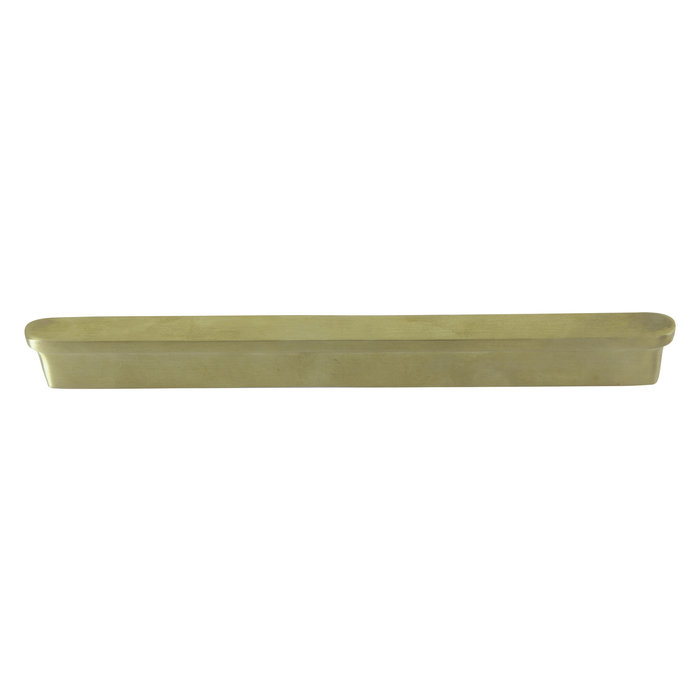 Dauby Rectangular furniture handle brushed brass CIM530-L (OS)