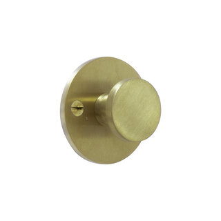 Dauby Round hook brass brushed CITH610