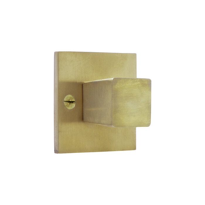 Dauby Square hook brass brushed CITH600 (OS)