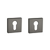 Aprile Aprile cilinderplaatjes vierkant 52x52x5mm mat Antraciet