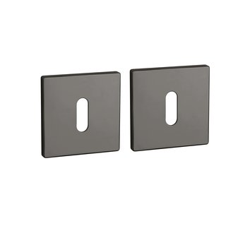 Aprile Aprile Schlüsselschilder eckig 52x52x5 mm Anthrazit poliert