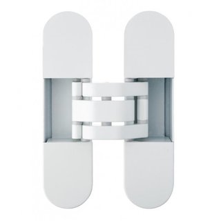 Otlav White invisible 3D hinge Otlav IN300120 - 30x120mm
