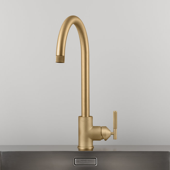Buster+Punch Mixer tap from Buster & Punch with Linear cartridge in brass