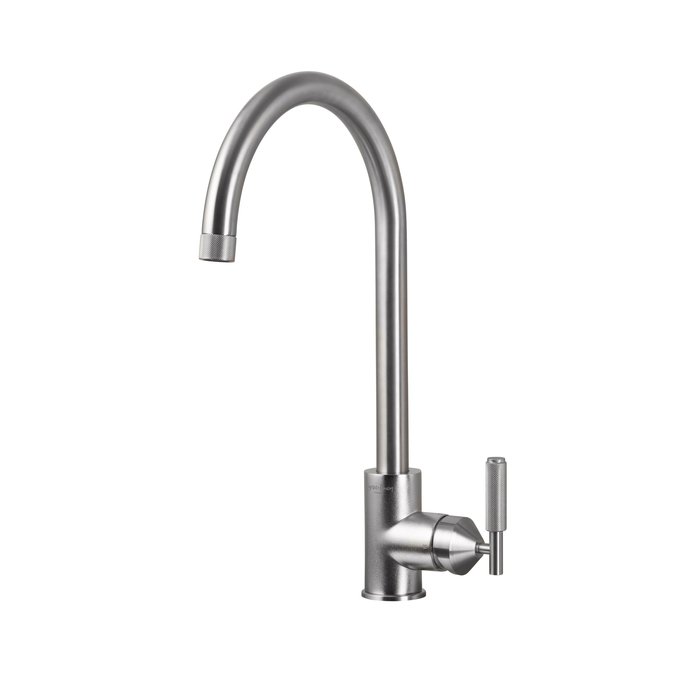 Buster+Punch Mitigeur de Buster & Punch avec motif en croix en acier inoxydable