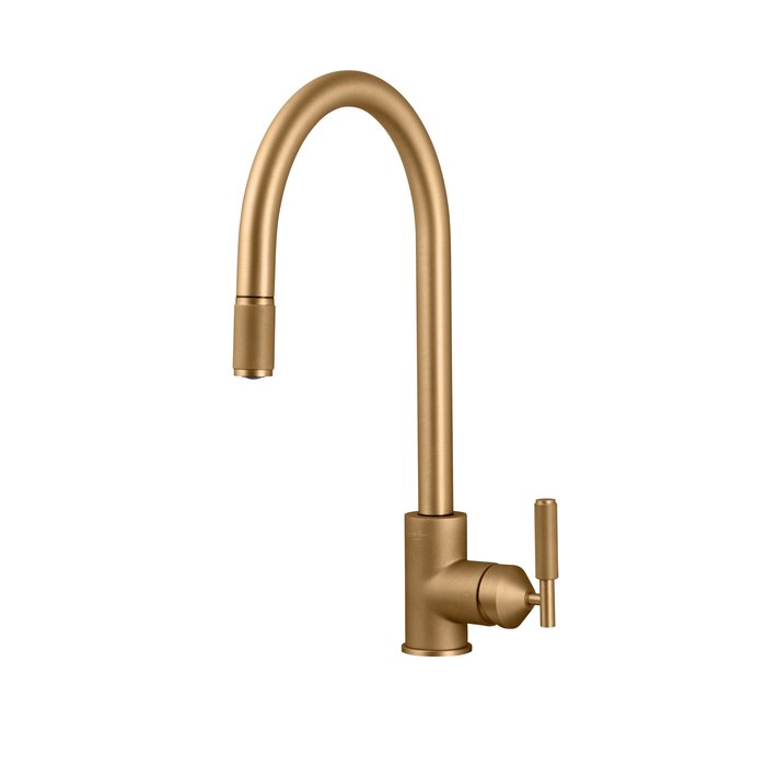 Buster+Punch Mitigeur extractible de Buster & Punch avec motif en croix en laiton