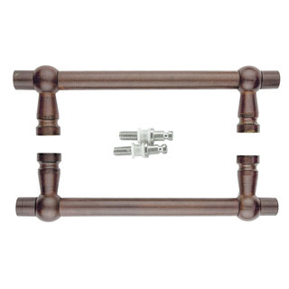 HDD Poignées de porte "Petra" 19/200/258 Rouille paire pour verre