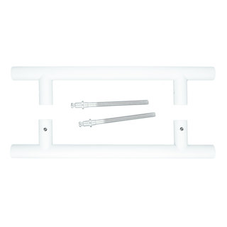 HDD Paar witte deurgrepen T 20/200/300 voor deuren > 3cm