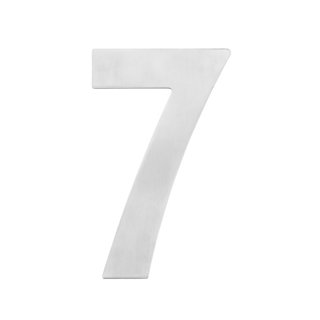 Intersteel Intersteel House number "7" 150x2mm brushed stainless steel