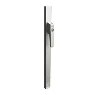 Intersteel Window espagnolette lockable Left 1500mm with exchangeable aluminum cylinder