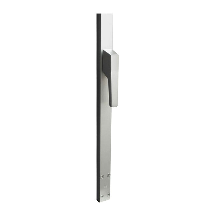 Intersteel Intersteel Fenêtre crémone non verrouillable Droite 1200mm aluminium