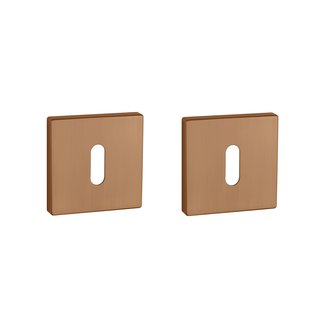 Aprile Aprile key plates square 52x52x5mm matt Copper