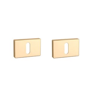 Aprile Aprile Rectangular Key Plates Gold Polished PVD