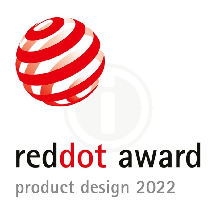 Intersteel Poignée de porte SHIRAAT de chez Grand & Johnson 250 mm sur rosace cachée unilatérale (gauche) Ø 55x8 mm inox brossé