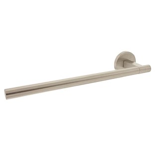 Intersteel Edelstahl-Türgriff SHIRAAT auf Rundrosette mit langem Griff von Intersteel links