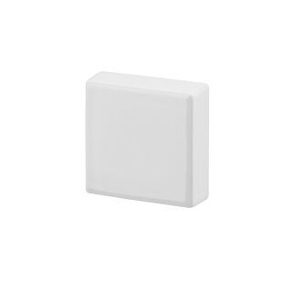 I.B.E. White square furniture knob 30x30x24 mm