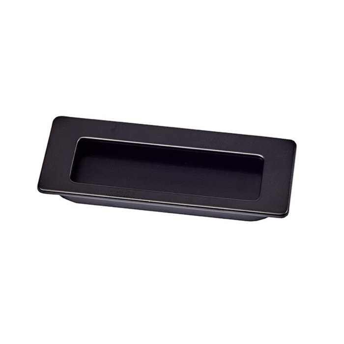 I.B.E. Matt black sliding door bowl 113x42 mm