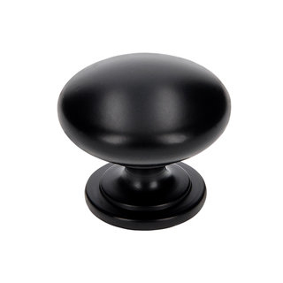 I.B.E. Black round furniture knob Ø 32 mm