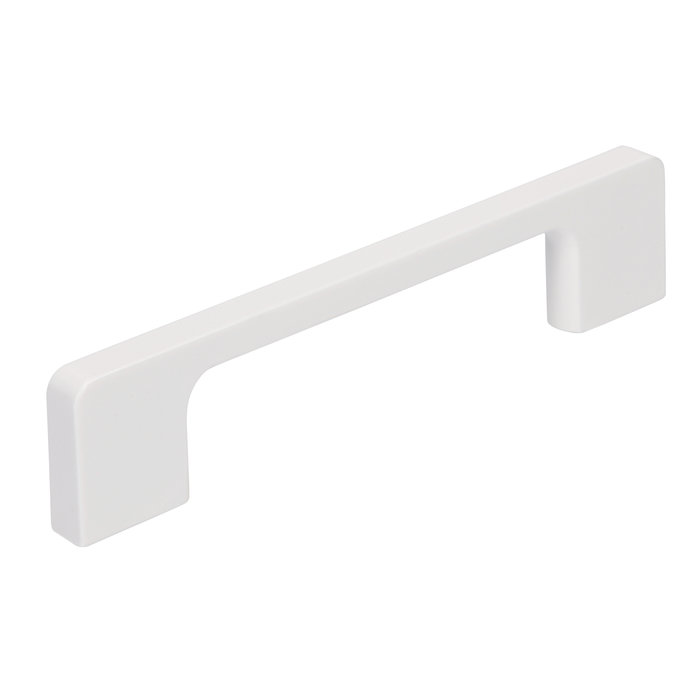 I.B.E. White straight furniture handle 128 mm