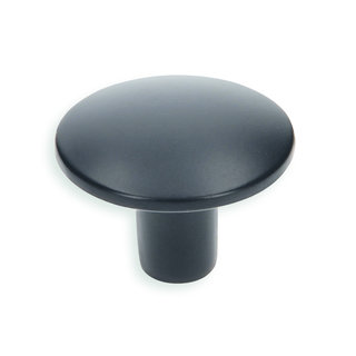 I.B.E. Zwarte ronde meubelknop Ø 30 mm