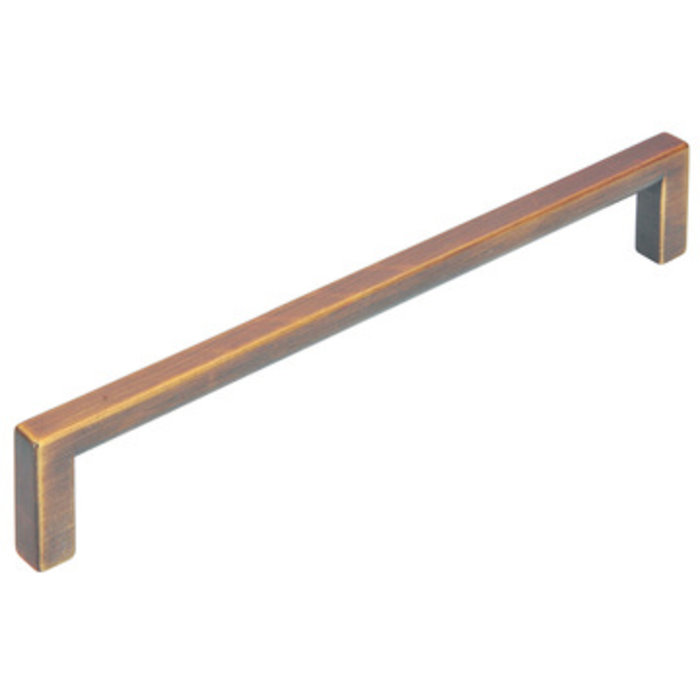 I.B.E. Furniture handle straight 160 mm antique brass brushed