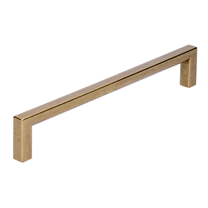 I.B.E. Furniture handle square old Gold square