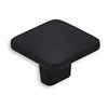 I.B.E. Zwarte vierkant  meubelknop 32x32 mm