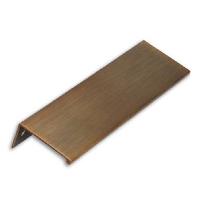 I.B.E. Hoekgreep L=145 mm Antiek messing geborsteld effect