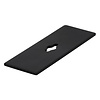 I.B.E. Zwarte achterplaat voor meubelknop 72 mm