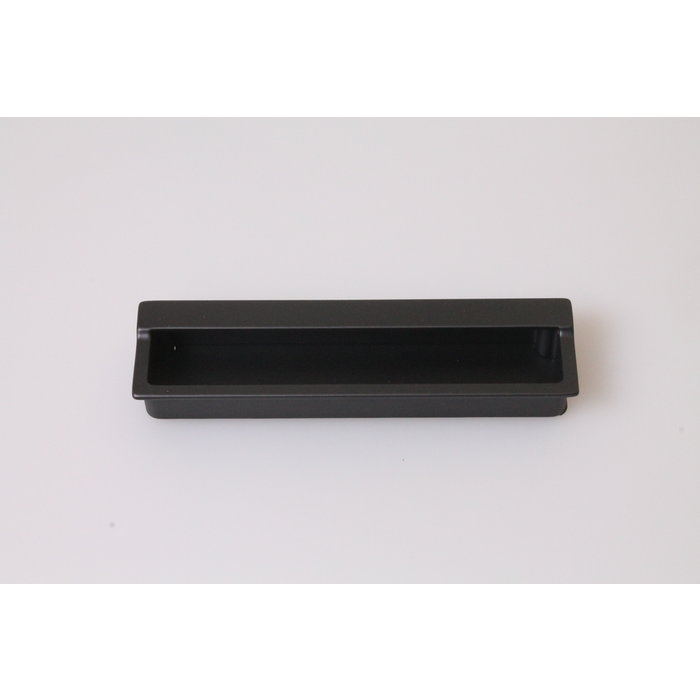 I.B.E. Matt black sliding door bowl 142x37 mm