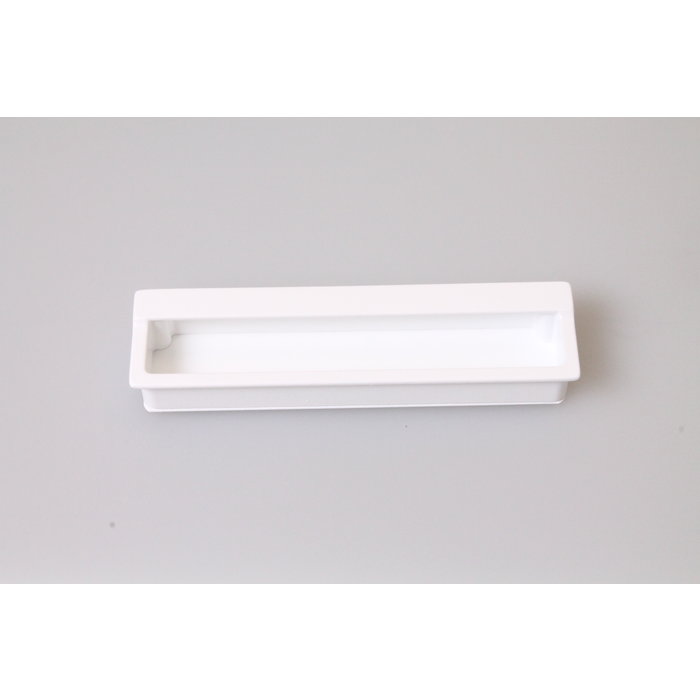 I.B.E. Cuvette porte coulissante blanc mat 142x37 mm