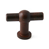 I.B.E. Furniture knob BRECHT rust T- 45 mm