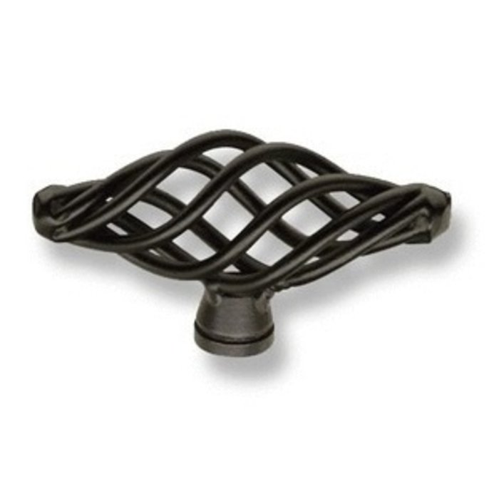I.B.E. Black T-furniture knob CAGE Antique