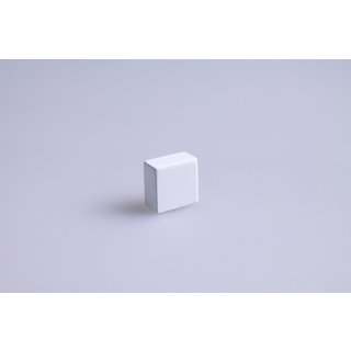 I.B.E. Bouton de meuble PICCOLO blanc mat rectangulaire 8x15 mm